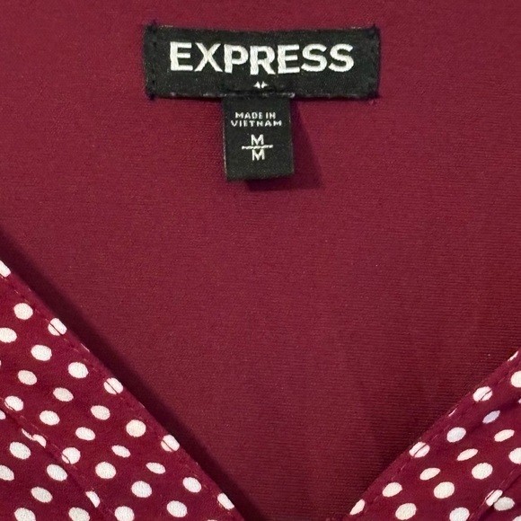 Express Long Sleeve Short Sleeve adjustable Sleeve Dress Size Medium M - Picture 5 of 7